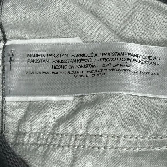 Ariat Rebar Perfect Rise Made Tough Straight Pant Womens 33R Fits 36x31.5 Gray - Picture 6 of 16